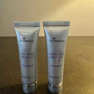 Skinmedica Instant Bright Eye Cream .07 oz 2 ml Sample X2 NEW